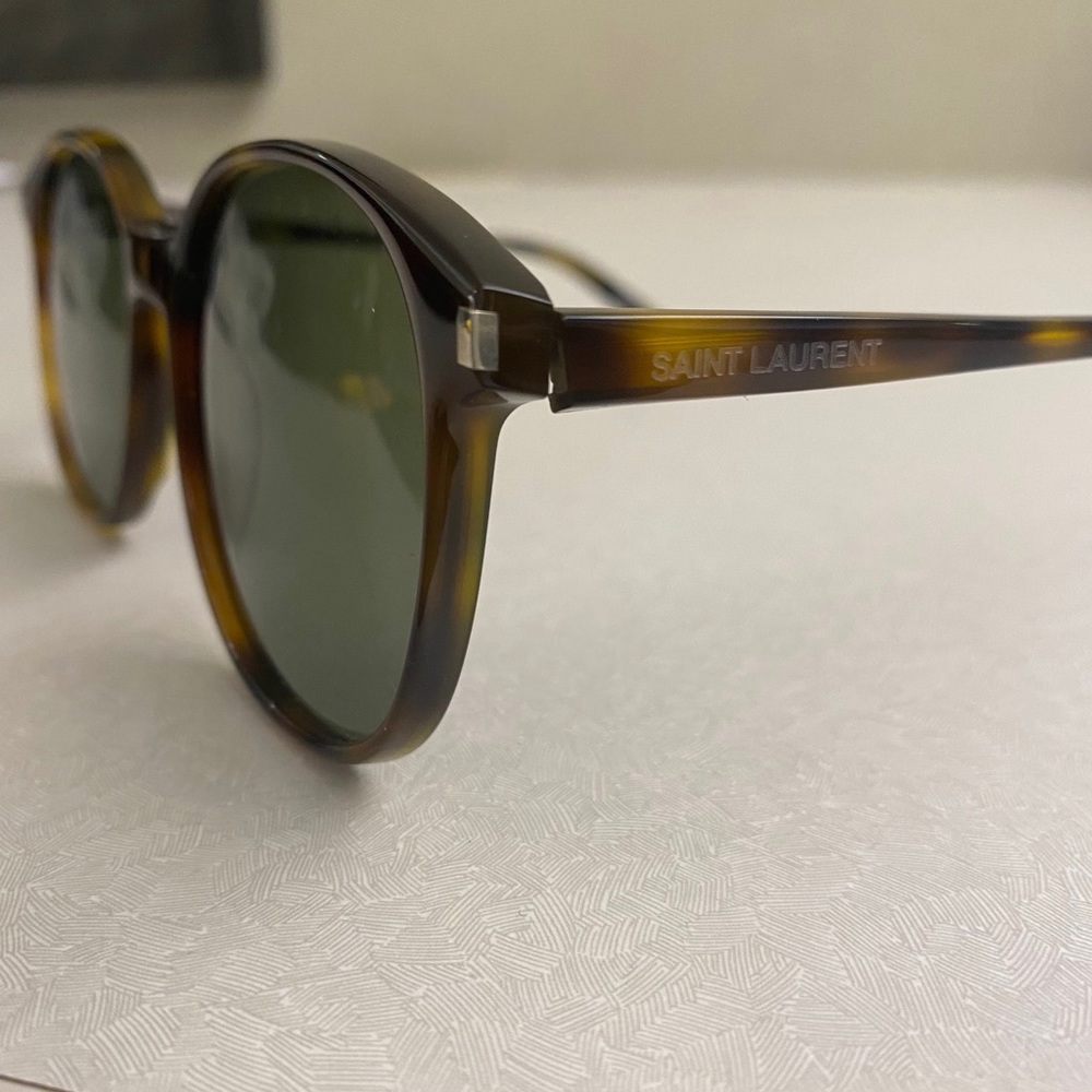 Saint Laurent Brown Havana Sunglasses - Picture 2 of 4